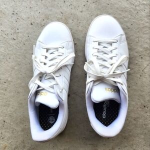 Adidas White Cloudfoam Sneakers